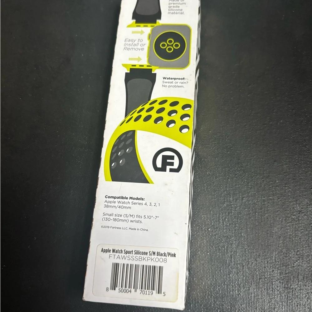Apple Watch Band - Black and Pink
